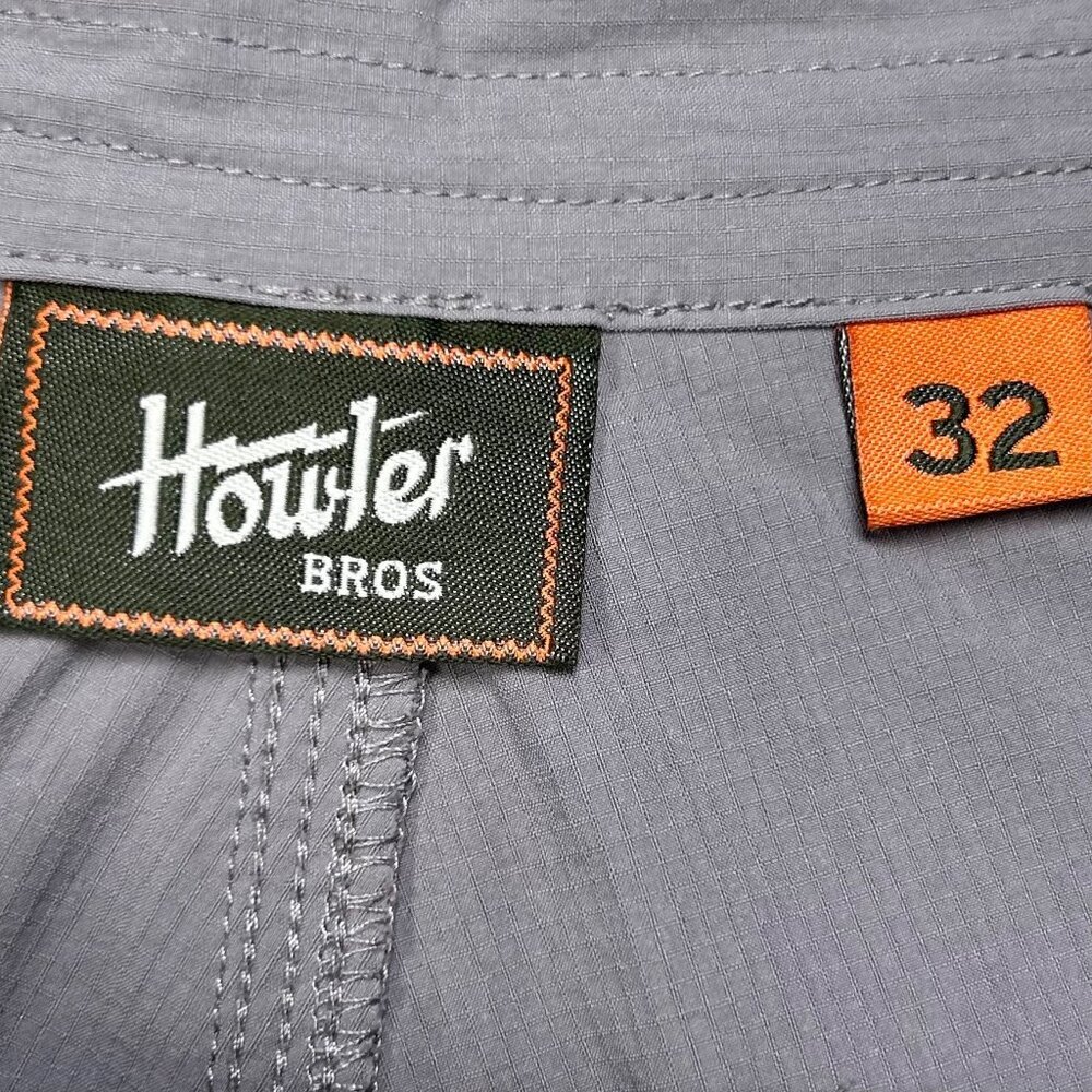 Howler Bros Waterman’s Work Shorts Canvas 32 Men Gray Outdoors Hiking Work - Picture 3 of 7